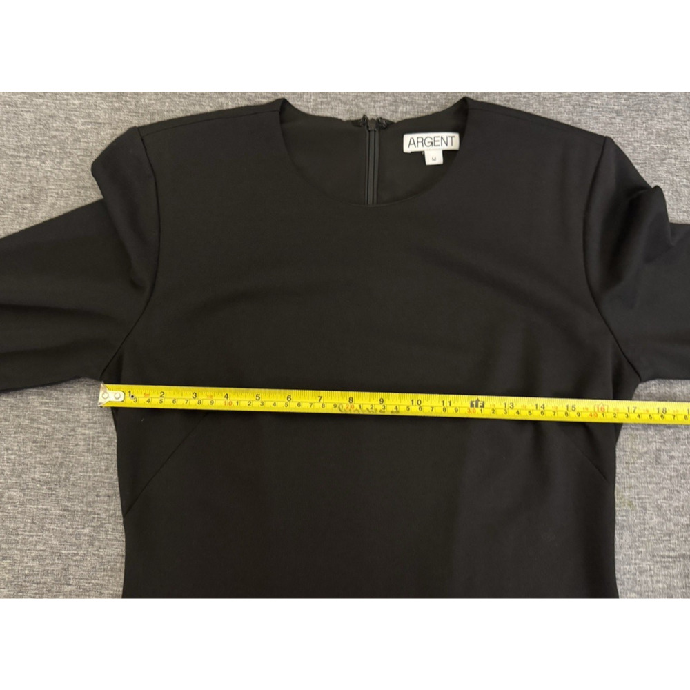 Argent Work Dress in Ponte Jersey Black Size M - Picture 7 of 11